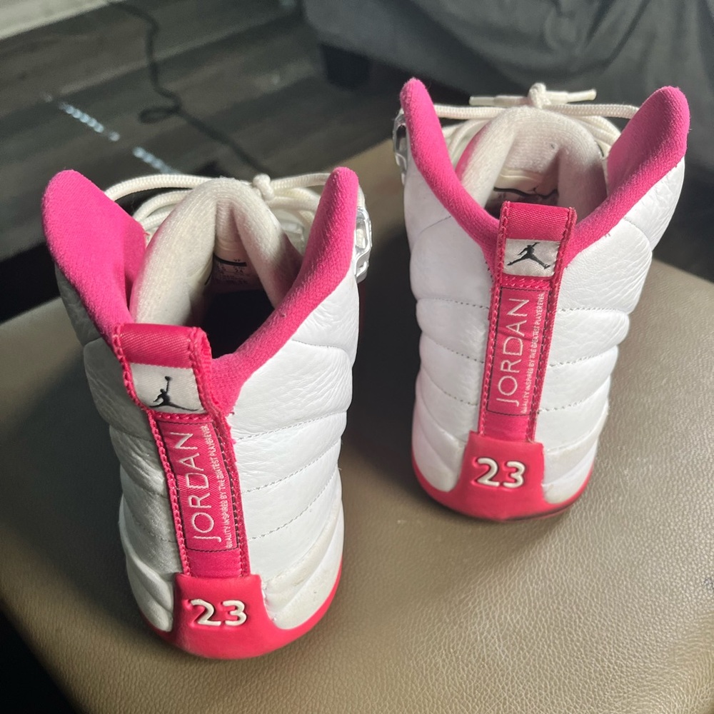 Pink air Jordan 12s